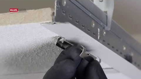 KLUS LLC - the AM-24 mounting bracket for connecting KLUŚ extrusions to Armstrong ceilings