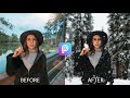 How To Create Awesome Winter Portrait Edit | PICSART TUTORIAL