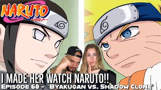 NARUTO UZUMAKI VS NEJI HYUGA ROUND 1!! Girlfriend's Reaction Naruto Episode 60