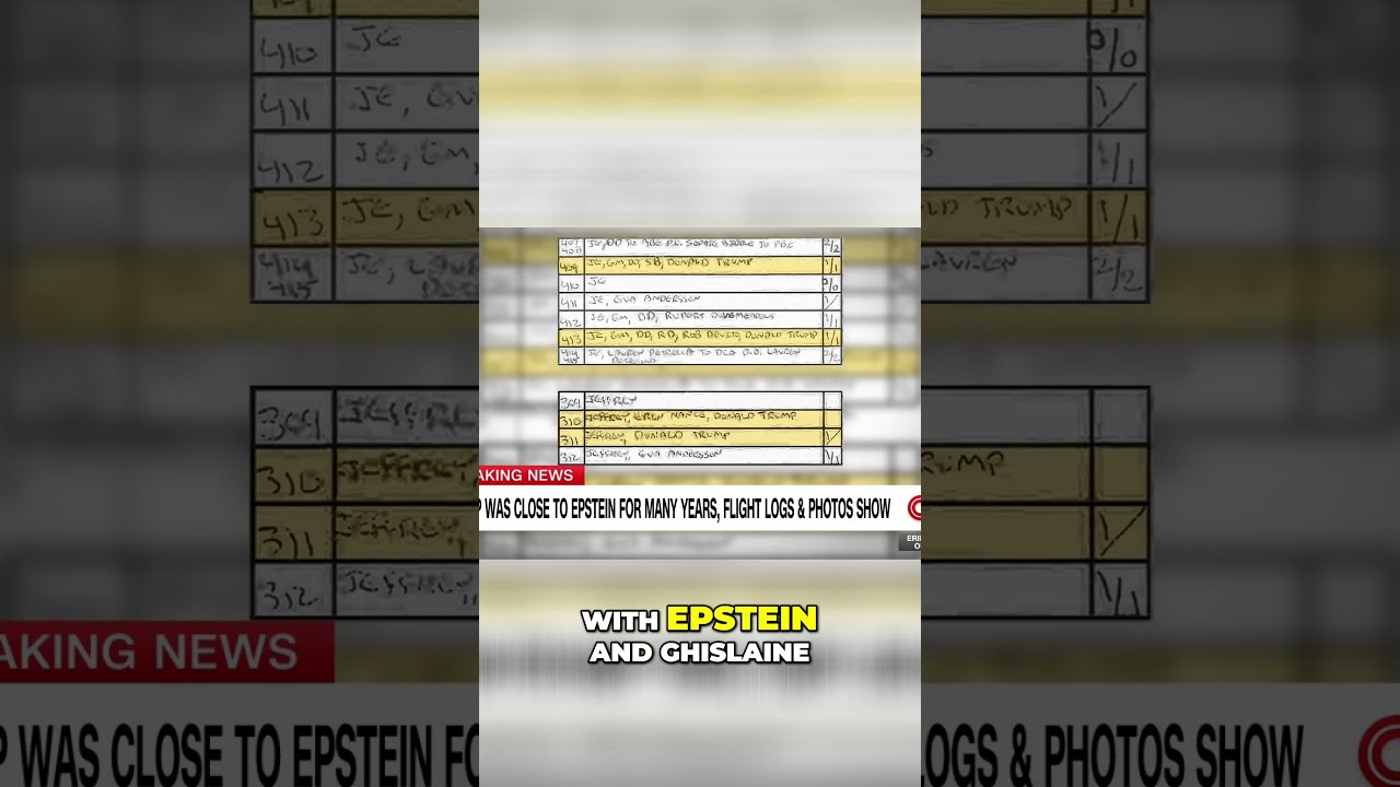 Epstein S Flight Logs Trump Secret Trips Exposed Shorts