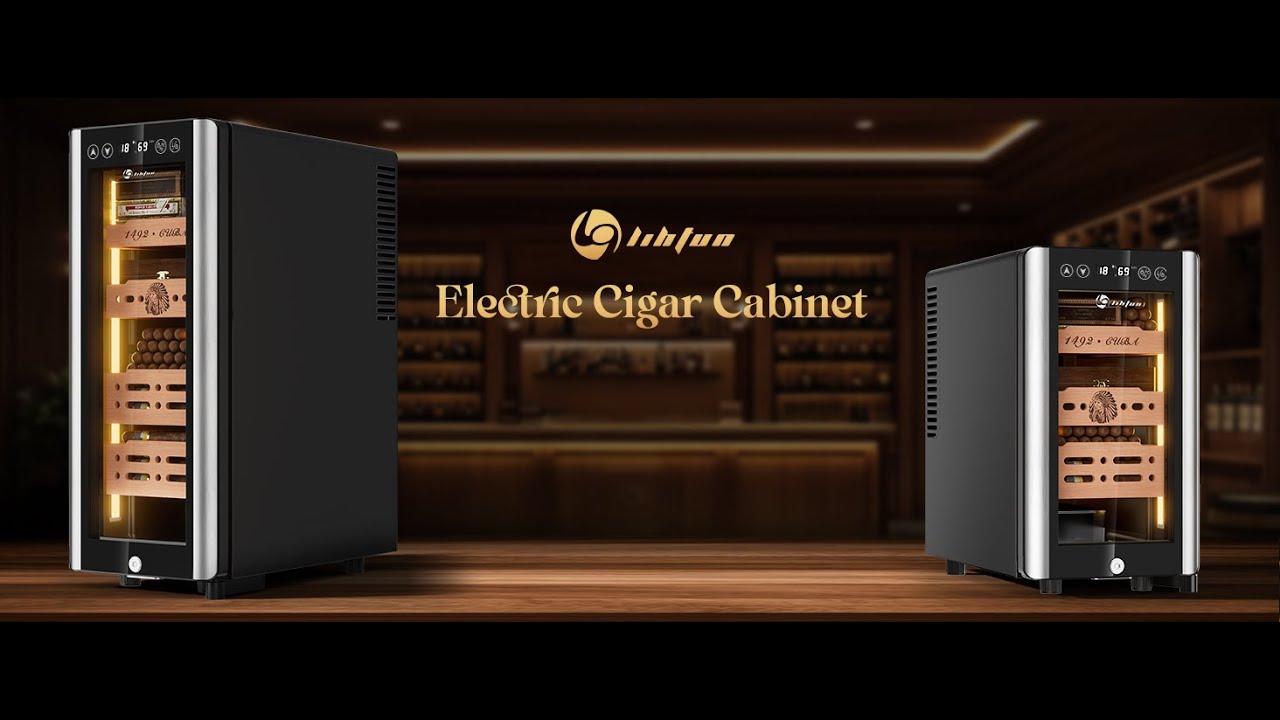 LIHTUN 25L Electric Humidor Cabinet #xifeicigaraccessory #xifei #cigaraccessory