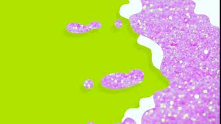 переход блестки на зеленом фоне хромакей liquid glitter purple transition