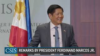 A Conversation with President Ferdinand Marcos Jr. of the Philippines