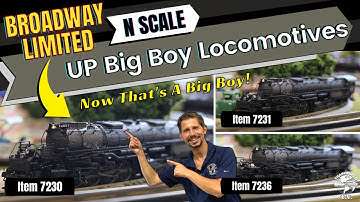 N Scale Broadway Limited - Union Pacific Big Boy Locomotives With Smoke!
