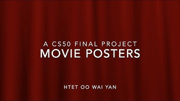 Movie Posters Website Using React.js and TMDb API | A CS50x Final Project