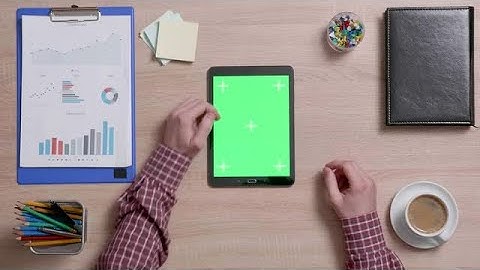 Data Analyst Using Tablet PC Stock Video