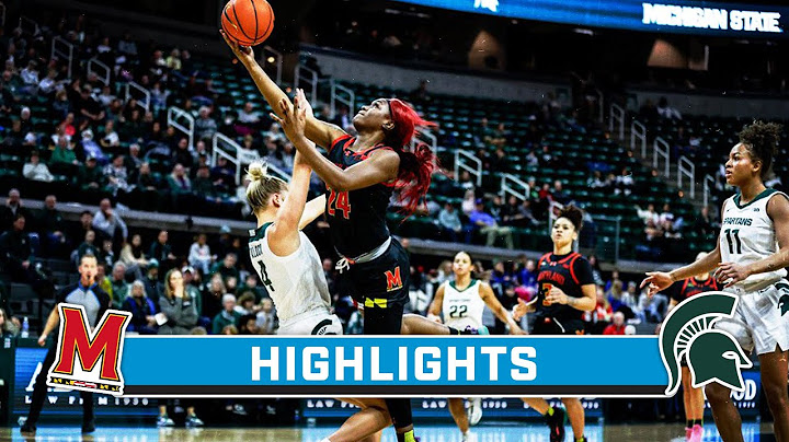Maryland at Michigan State | Highlights | Big Ten Women's Basketball | Jan. 9, 2024