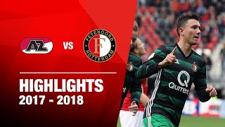 Highlights | AZ - Feyenoord | Eredivisie 2017-2018