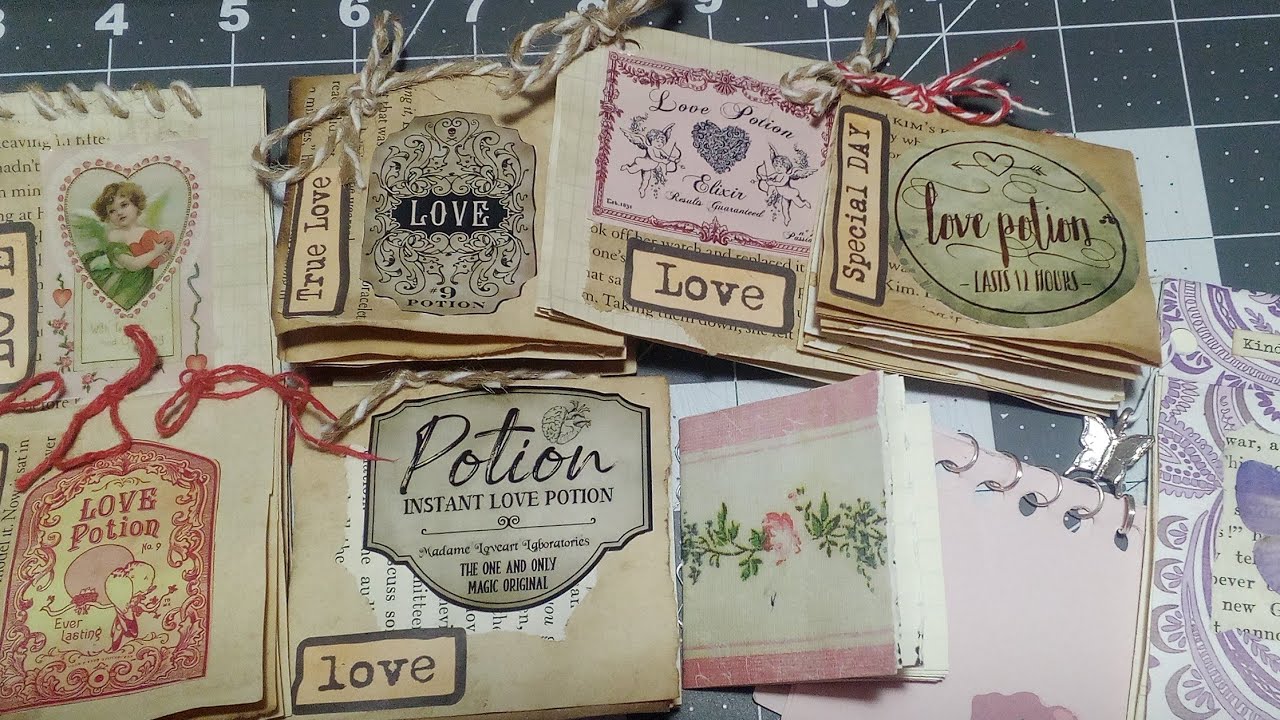 ️Valentine notebook's made from scrap's. - YouTube