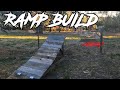 Portable Bike Ramp Build - The Start of The Second Backyard Jump Line!