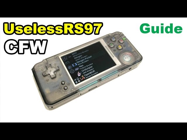 UselessRS97 Custom Firmware Retro Game RS 97 class=