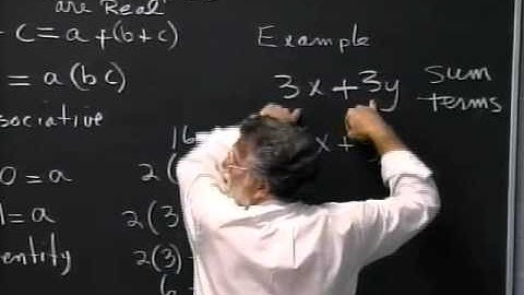 Lecture 01: Math 020 Pre Algebra