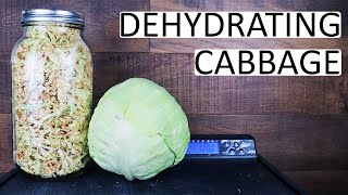 How To Dehydrate Cabbage  Easy and Quick Way To Make Cabbage Last Years!