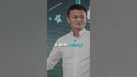 'What's the difference between smart and wise people '   Jack Ma   #shorts #jackma