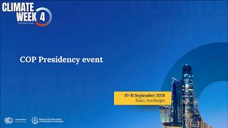 COP31 Presidency Event - COP 31 Access to Finance Declaration for SIDS and LDCs