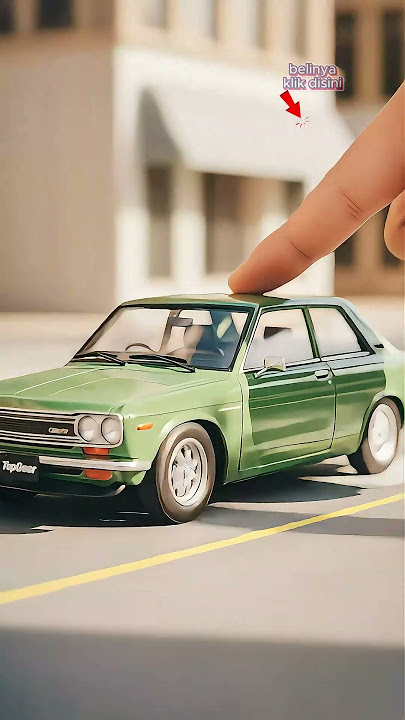 Miniature Suzuki Katana, Datsun Bluebird, BMW M3, Civic Wonder #ai #aivideo #toys #diecast