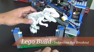 LEGO Jurassic World Indominus Rex Breakout review! set 75919