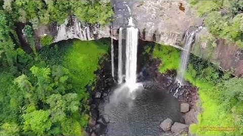 4k - Toàn cảnh xã sơn lang huyện kbang tỉnh gia lai