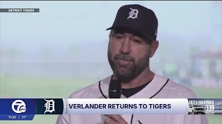 Justin Verlander wanted a return to the Tigers, and has a goal: win the whole thing