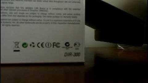 Unboxing D-link DIR-300 router