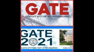 GATE 2021 - Exam Notification Instruction & Application Procedure