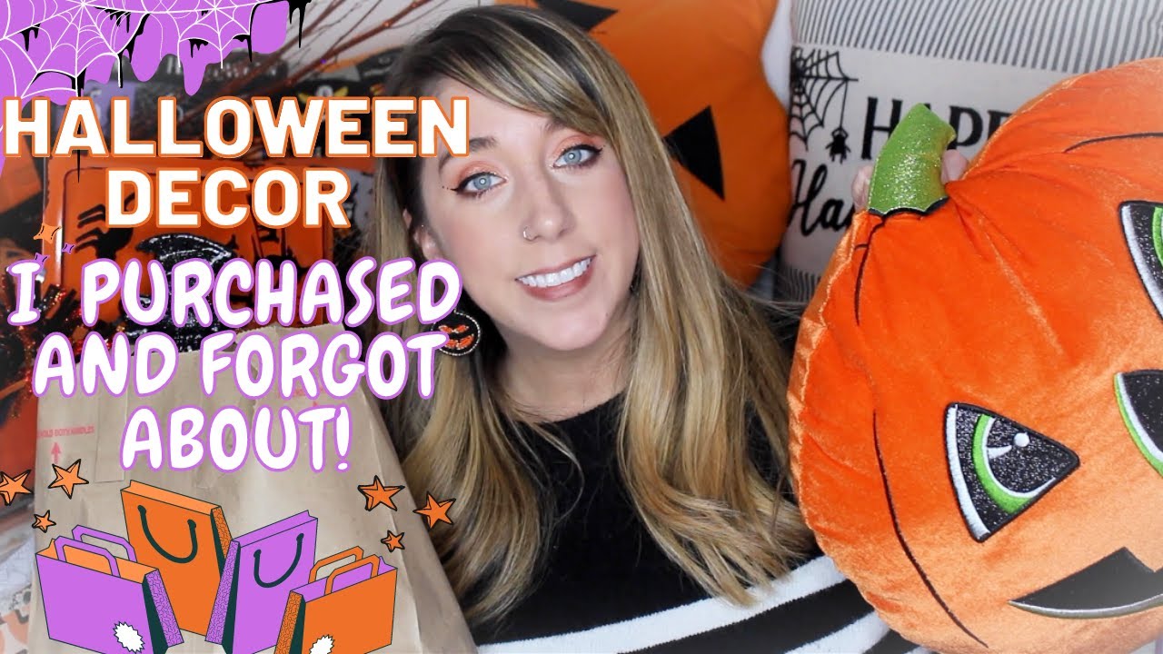 HALLOWEEN HAUL! DECOR I FORGOT ABOUT + HOW I'M DOING | HALLOWEEN HAPPY ...