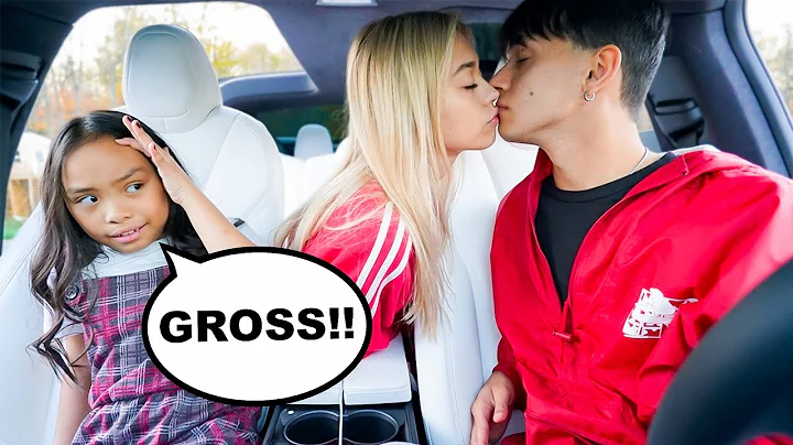Being PDA With Girlfriend In FRONT Of LITTLE SISTER To See How She Reacts | Lucas and Marcus
