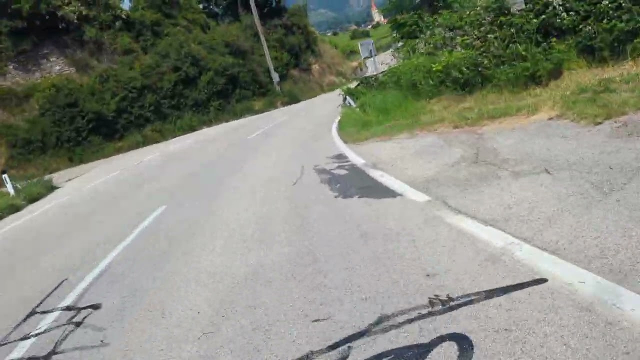 Descent into the Danube valley near wachau. 