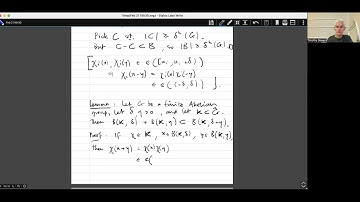 Introduction to additive combinatorics lecture 10.1 --- the structure and properties of Bohr sets.