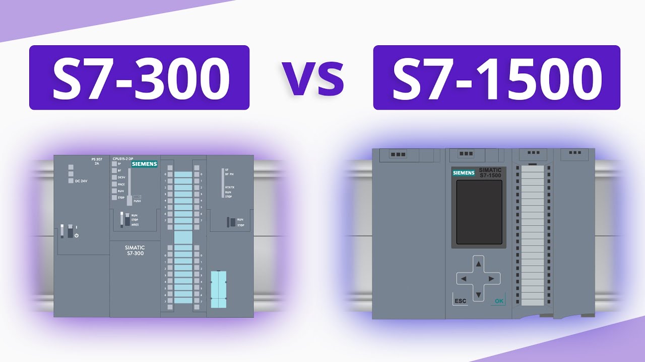 What are the Differences Between SIMATIC S7-300 & S7-1500 PLCs? | RealPars