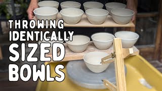 Using a Pottery Throwing Gauge. Will it help me make Perfectly Sized Pieces