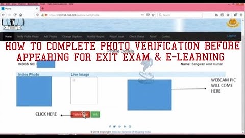 Procedure to Verify INDOS Profile Photo | HOW TO COMPLETE PHOTO VERIFICATION B4 APPEARING EXIT EXAM