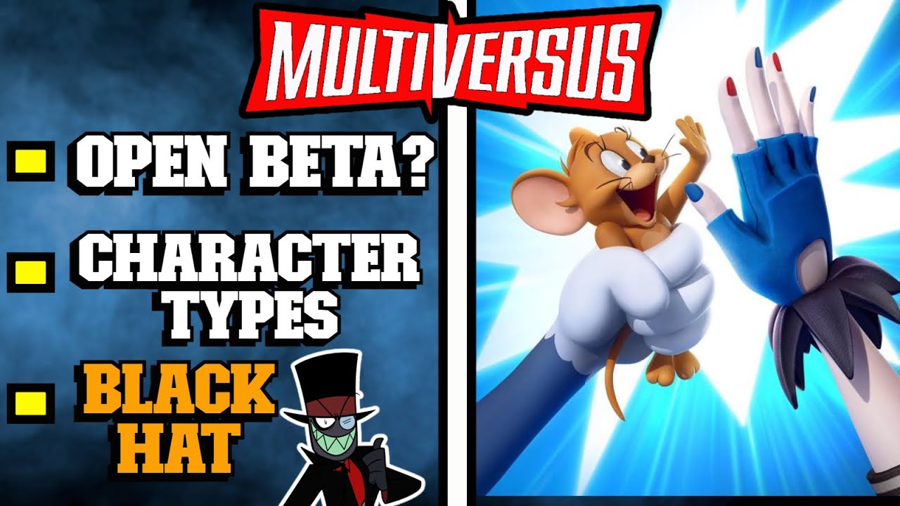 Multiversus News | Open Beta, Character Types, Black Hat