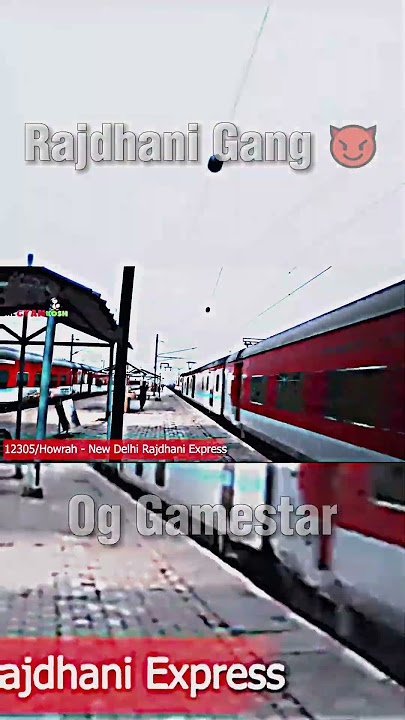 Rajdhani Gang Attitude 😈(Reuploaded) #shortsfeed #shorts #attitude #train #viral #indianrailways