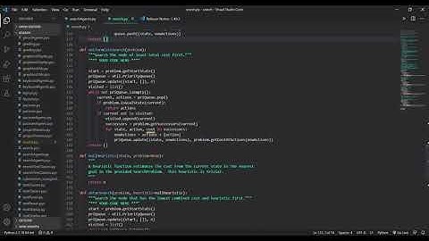 Bài tập AI Pacman Project 1: Search