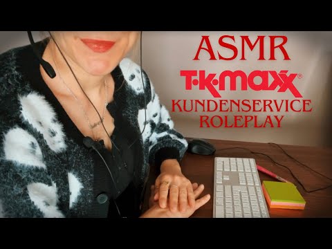 ASMR Roleplay:  TK Maxx Kundenservice 👻 Halloween Edition | Soft Spoken to Whisper, Keyboard Typing