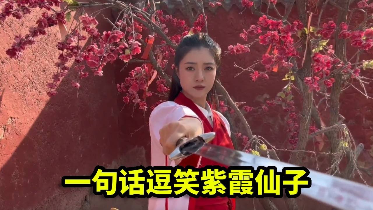 偶遇美女紫霞仙子，竟一句话逗笑她，太有趣了！【憨伟】