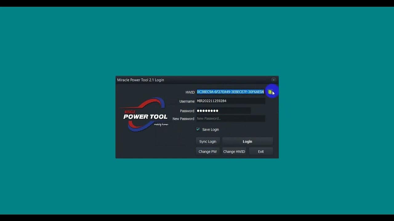 Miracle Power Tool Change HWID and Sync Login Info YouTube