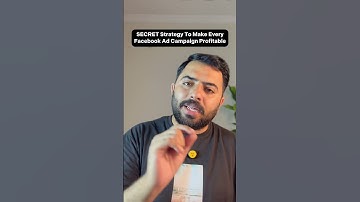 SECRET Strategy To Make Every Facebook Ad Campaign Profitable #ecommerce #metaads #shopify