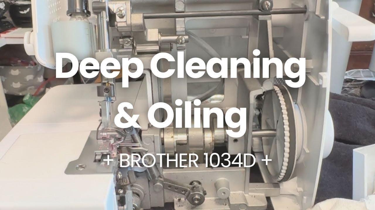 Brother 1034d - Deep Clean & Oil Tutorial