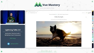Application Shortcuts with a Renderless Event Component by Rolf Haug | VueConf US 2020