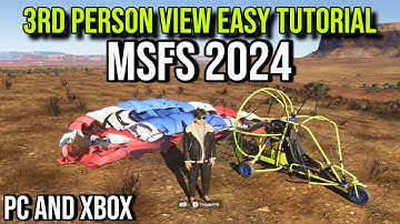 How To Enter and Exit 3RD Person View Easy Tutorial / MSFS 2024