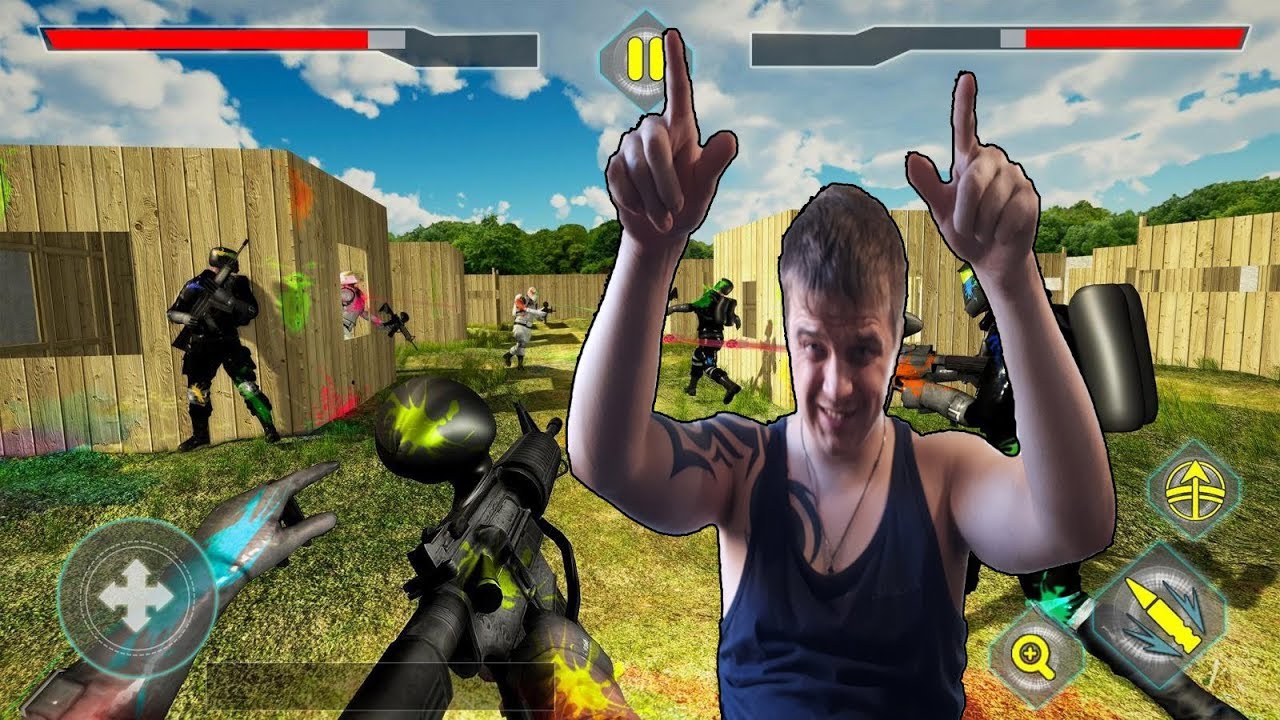 ПЕЙНТБОЛ В МОБИЛЬНОЙ СРЕДЕ Paint Ball Fighting Обзор YouTube