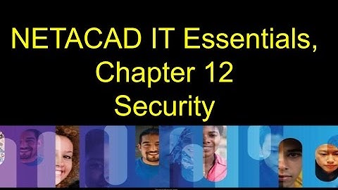 Cisco NETACAD IT Essentials, Chapter 12, Security