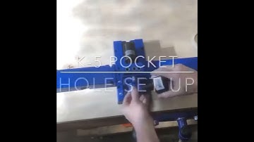 Kreg k-5 jig base for workbench