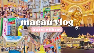 Macau Vlog ✨ A Weekend In Macau, Food Tour, Street Food, Cafes, Casino Hotels  a macau travel vlog