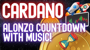 Cardano ADA Price Live, Alonzo Countdown With Synthwave Music! Enjoy!