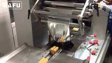 flow wrapper, flow wrapping machine, flow pack machine, horizontal packaging machine