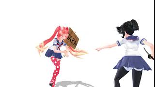 Mmd Yansim Osana Najimi Vs Ayano Aishi Sao Opening Reona