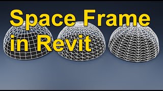 Revit tutorial (Day 49 ) Space Frames in revit
